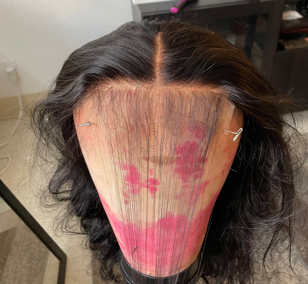 Pre bleached & plucked HD 5X5 Closure wig image 0