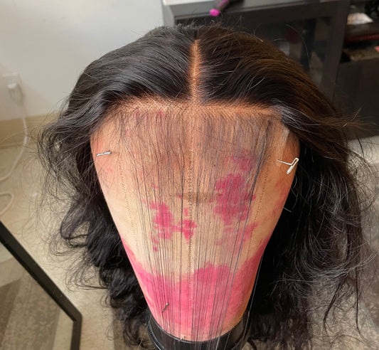 Pre bleached & plucked HD 5X5 Closure wig image 0