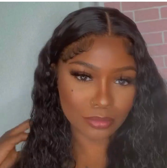 13x4 HD Frontal Deep Wave or Curly Wig image 0
